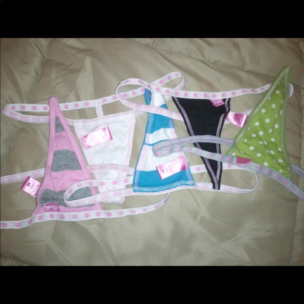 ISO WANTED polka dot PINK thong